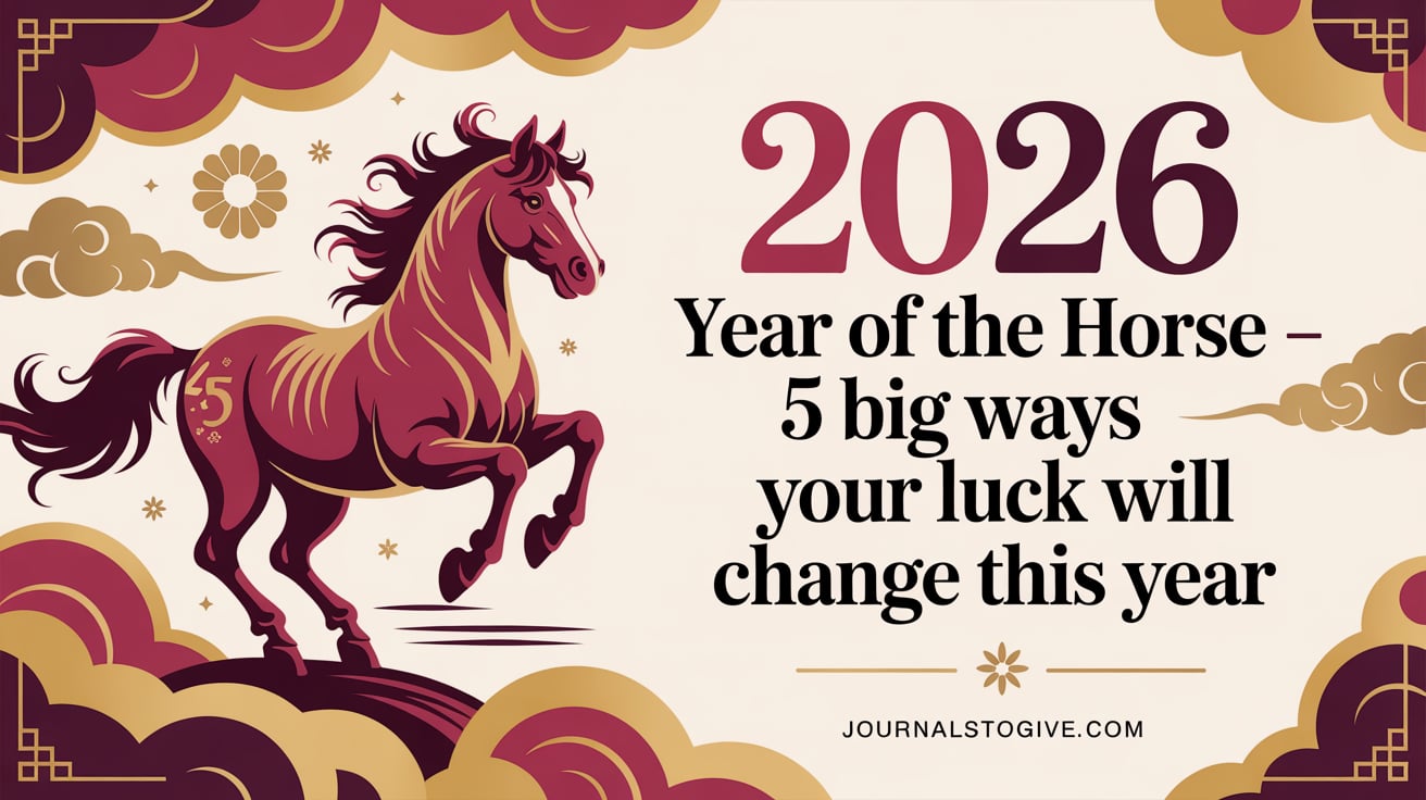 2026 Year of the Horse – 5 Big Ways Your Luck Will Change This Year