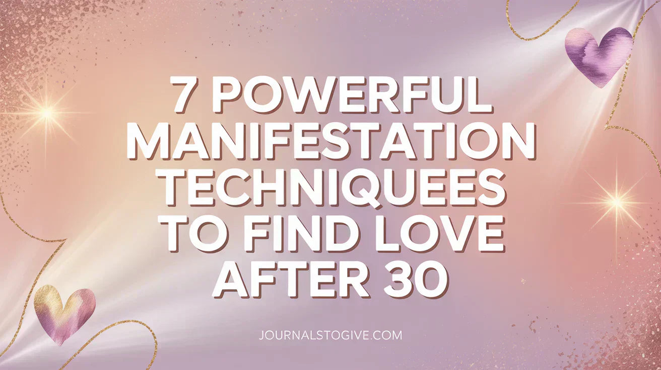 7 Powerful Manifestation Techniques to Find Love After 30