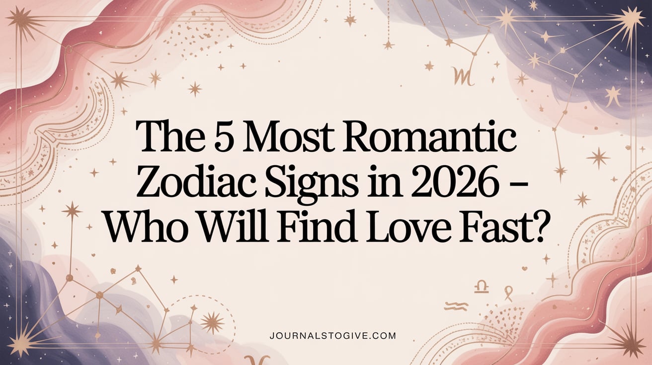 The 5 Most Romantic Zodiac Signs in 2026 – Who Will Find Love Fast?