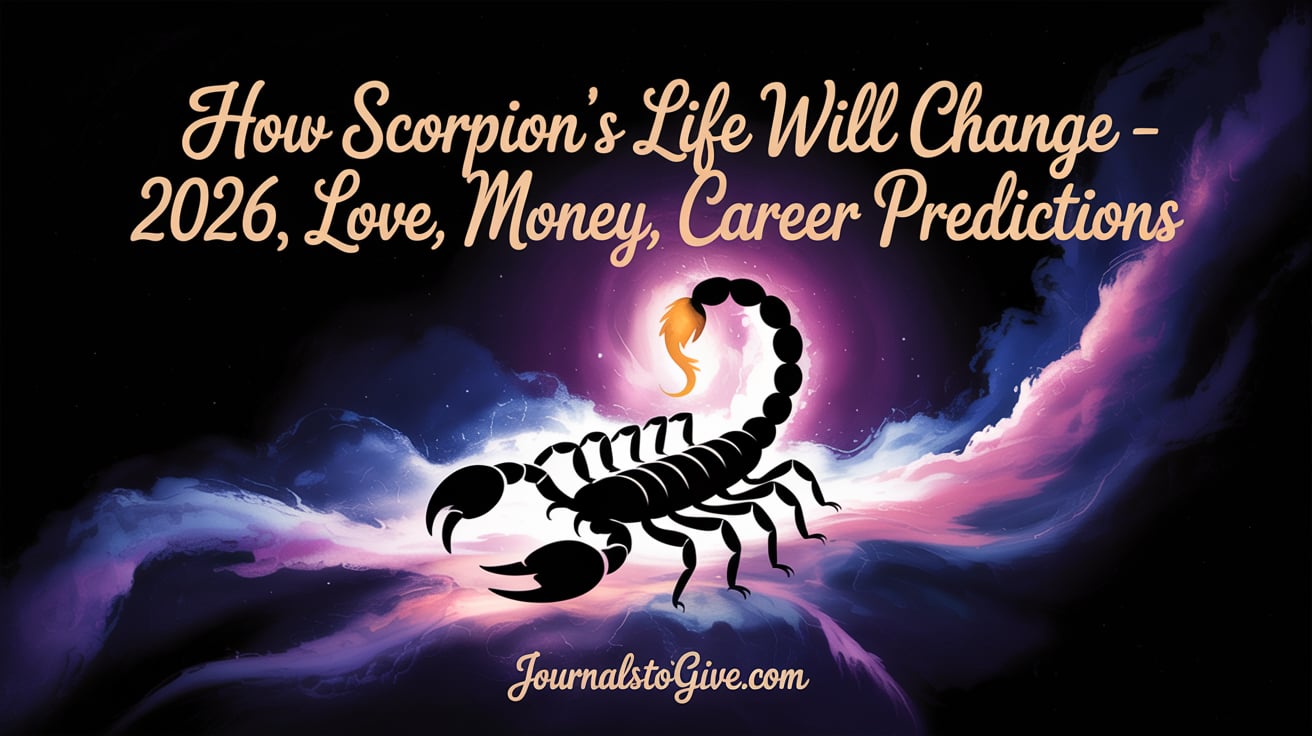 How Scorpio’s Life Will Change – 2026, Love, Money, Career Predictions