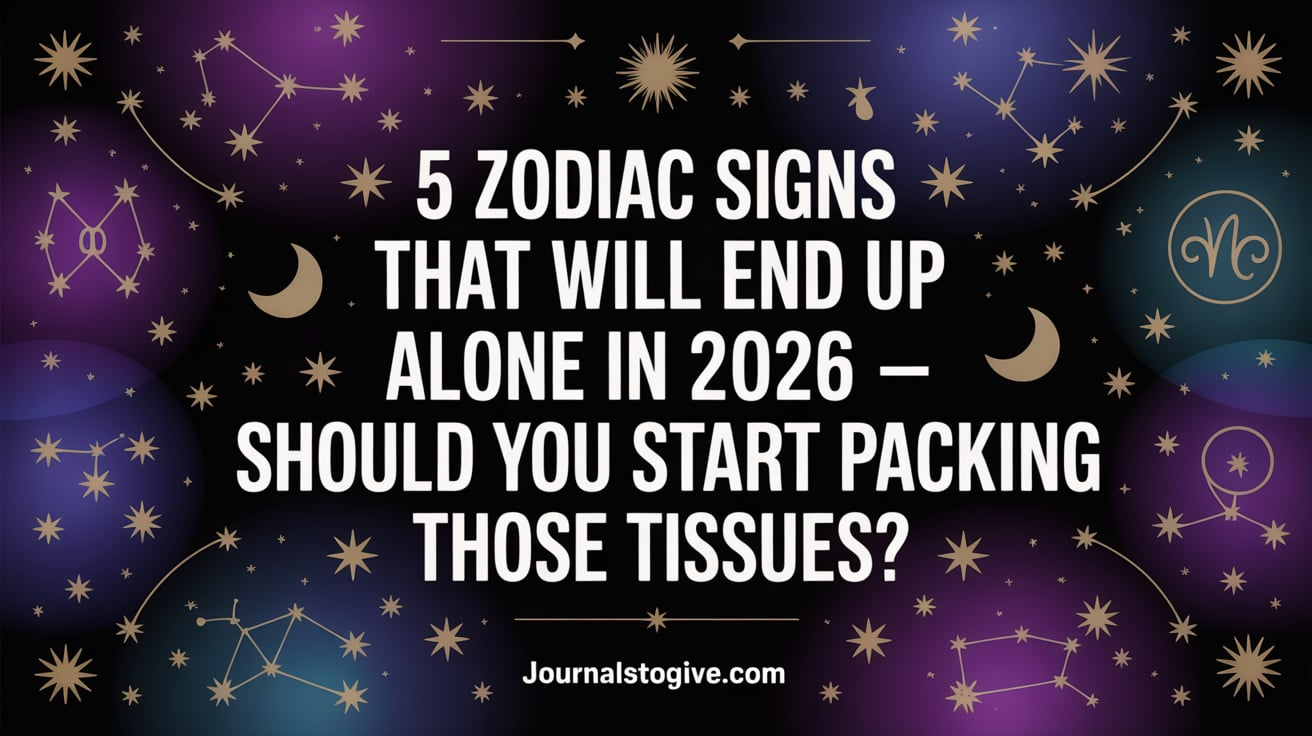 5 Zodiac Signs That Will End Up Alone in 2026 – Should You Start Packing Those Tissues?