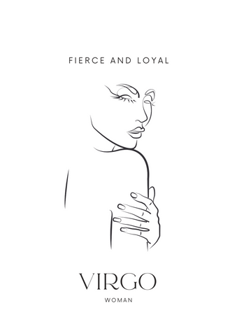 Virgo Woman, A/3 Virgo Digital Printable
