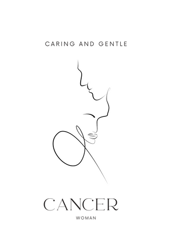 Cancer Woman, A/3 Cancer Digital Printable