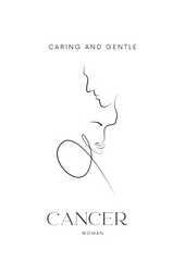 Cancer Woman, A/3 Cancer Digital Printable
