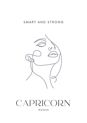 Capricorn Woman, A/3 Capricorn Digital Printable