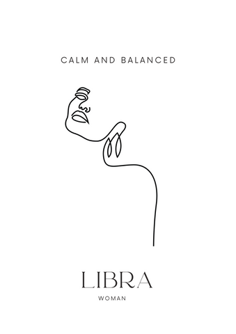 Libra Woman, A/3 Libra Digital Printable