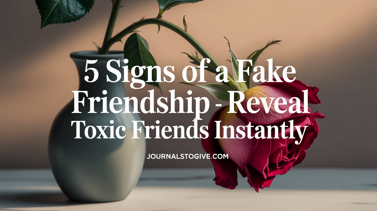 5 Signs of a Fake Friendship – Reveal Toxic Friends Instantly