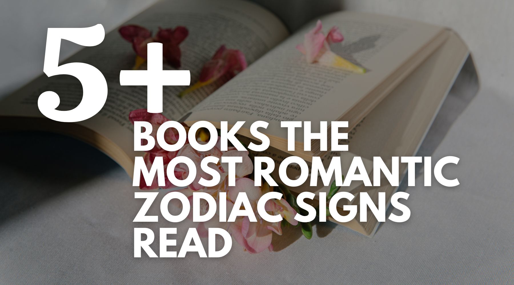 Top 5 books read by the most romantic zodiac signs