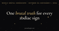 Weekly Horoscope October 26–November 1, 2026: One Brutal Truth for Every Zodiac Sign