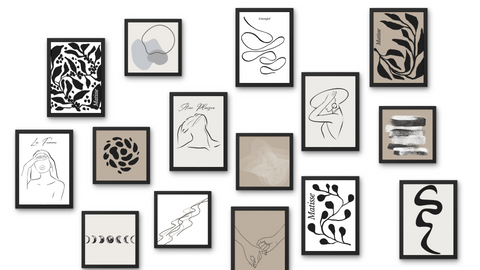 Modern Gallery Wall Selections - Printable Art