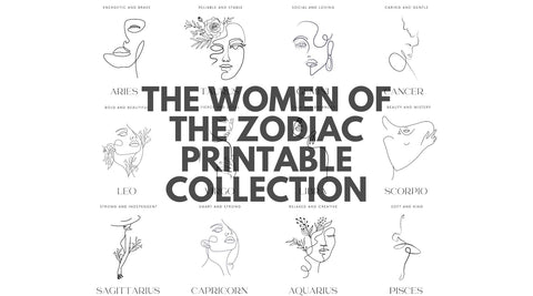 Zodiac Women Printable