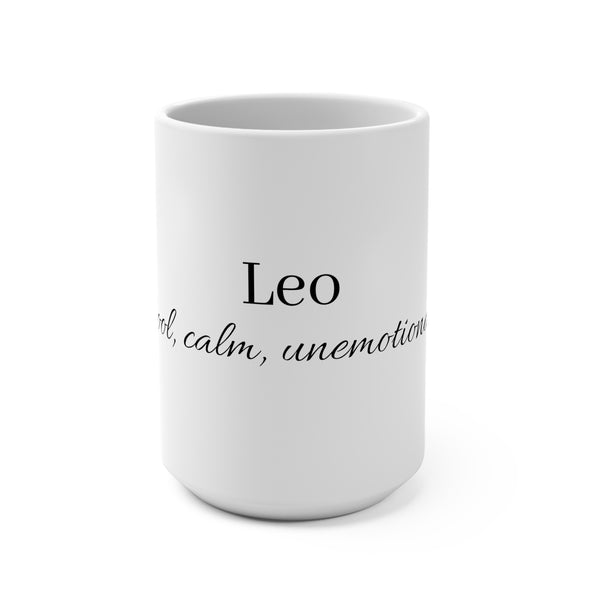 Leo Personalized Mug - White 15oz