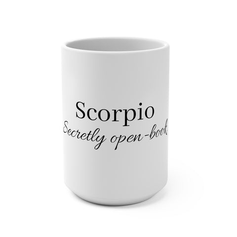 Scorpio Personalized Mug - White 15oz