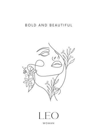 Leo Woman, A/3 Leo Digital Printable