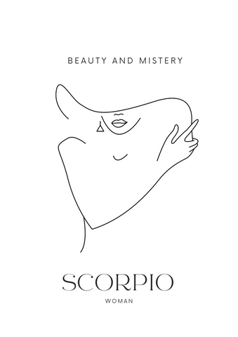 Scorpio Woman, A/3 Scorpio Digital Printable